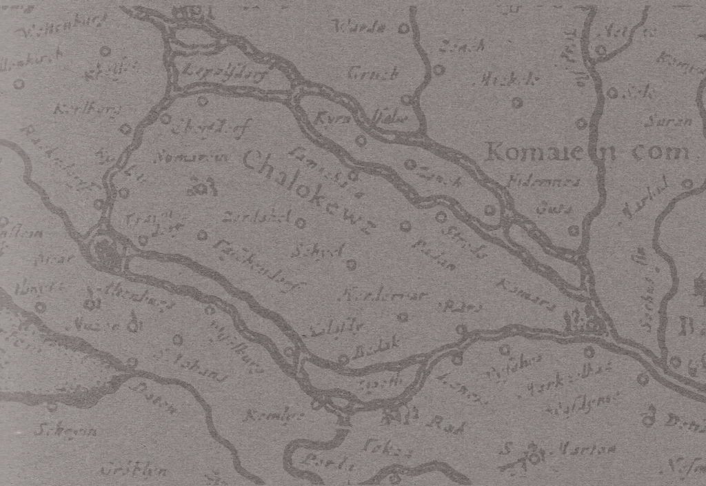 Mapa Žitného ostrova